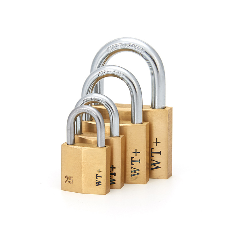 Lock Padlock Copper Lock Door Lock Outdoor Lock Anti-Rust Lock High-End Lock Diamond Lock Copper Diamond Lock