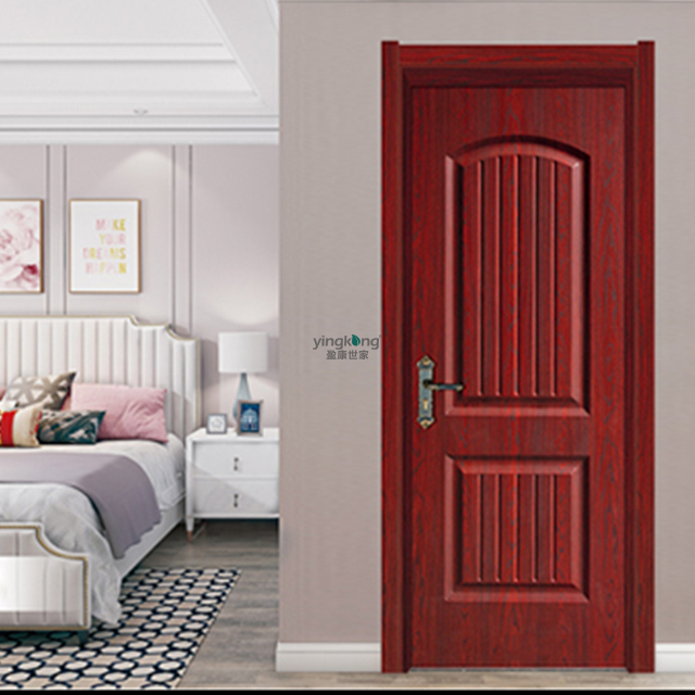 Yingkang Good Quality Hotel Door Room Bathroom Door Pvc Wpc Modern Interior Door With Locks And Handles