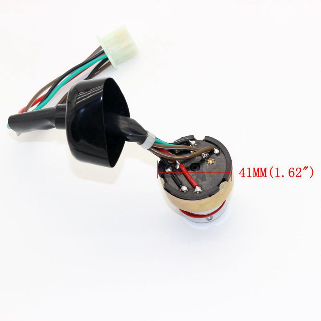 Off-Road Motorcycle ATV Kart Accessories Universal 9-Hole 6-Wire Ignition Start Switch Electric Door Lock Key