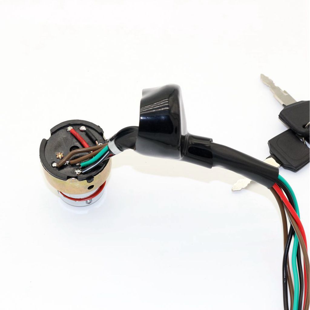 Off-Road Motorcycle ATV Kart Accessories Universal 9-Hole 6-Wire Ignition Start Switch Electric Door Lock Key