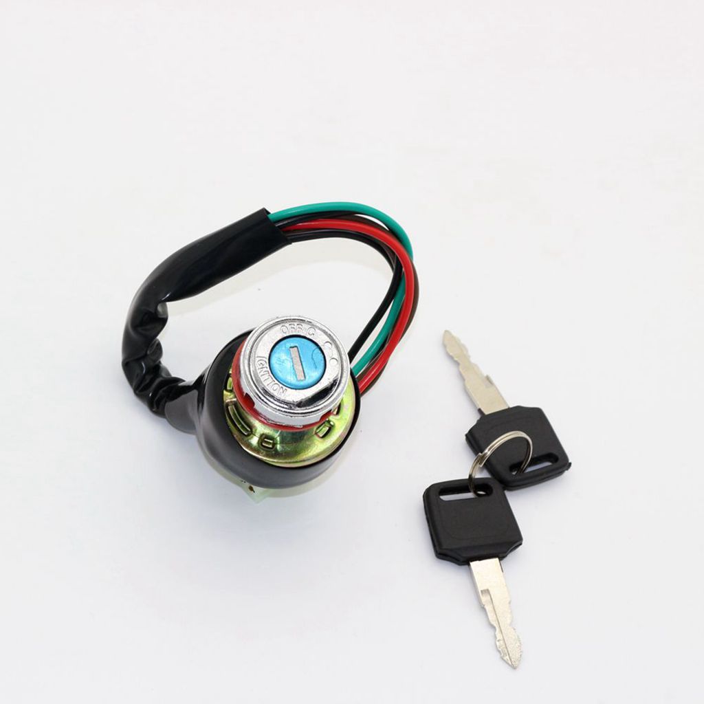 Off-Road Motorcycle ATV Kart Accessories Universal 9-Hole 6-Wire Ignition Start Switch Electric Door Lock Key