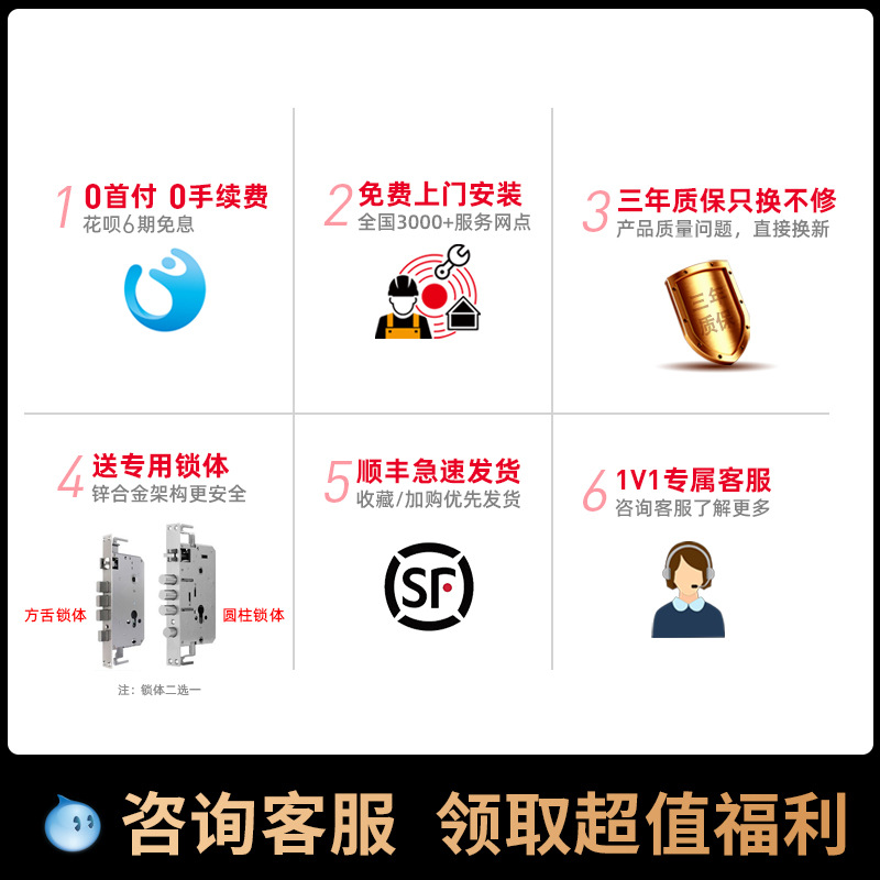 Fingerprint Lock Anti-Theft Door Lock Timber Door Lock Stainless Steel Door Lock Household Office Smart Lock Electronic Password Lock Card Lock Fingerprint Lock Anti-Theft Door Lock Timber Door Lock Stainless Steel Door Lock Household Office Smart Lock Electronic Password Lock Card Lock