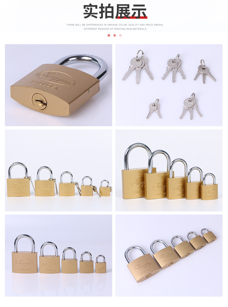Padlock Single Open Furniture Cabinet Small Iron Lock Head Student Drawer Lock Household Door Lock Hardware Accessories