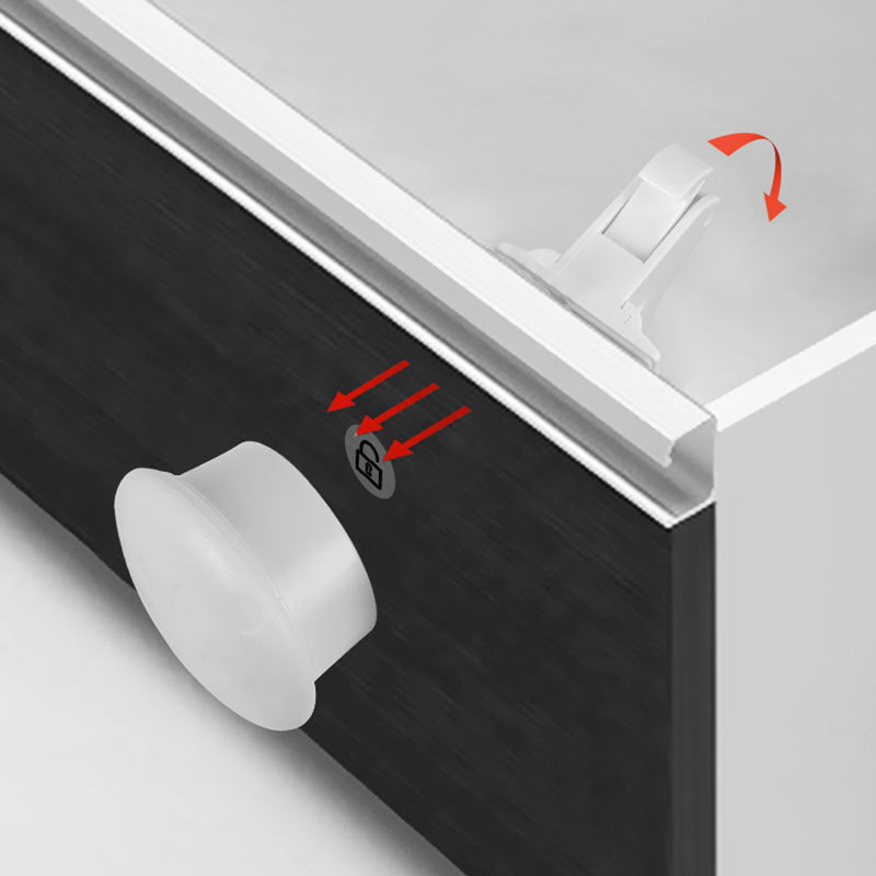 Children's Protective Magnetic Lock Baby Cabinet Door Drawer Invisible MultiFunctional Safety Lock Drawer 41 Safety Lock Children's Protective Magnetic Lock Baby Cabinet Door Drawer Invisible MultiFunctional Safety Lock Drawer 41 Safety Lock