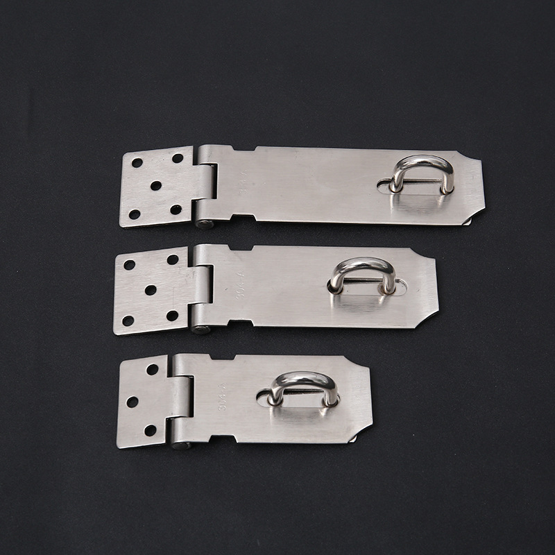  Thickened Stainless Steel Lock Hasp Padlock Theft Proof Door Lock Old-Fashioned Suspension Clasp Door and Window