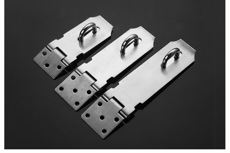  Thickened Stainless Steel Lock Hasp Padlock Theft Proof Door Lock Old-Fashioned Suspension Clasp Door and Window