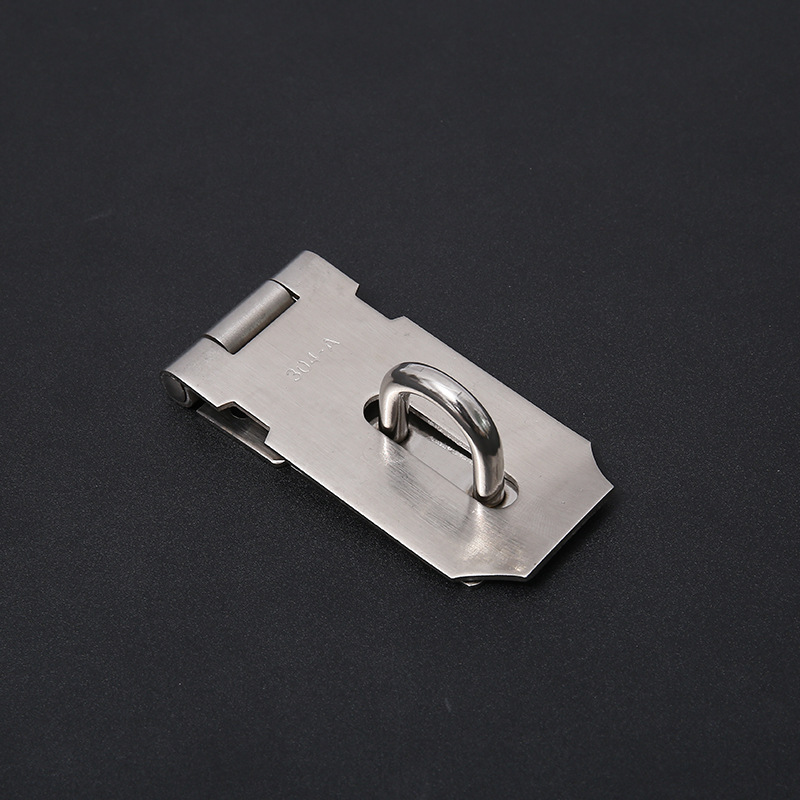  Thickened Stainless Steel Lock Hasp Padlock Theft Proof Door Lock Old-Fashioned Suspension Clasp Door and Window