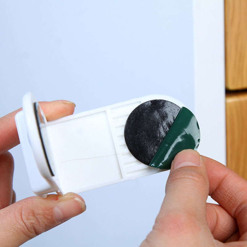 Baby Cabinet Door Refrigerator Lock Corner Safety Collision Angle Drawer Lock Anti-Clamp Hand Cabinet Door Lock Child Lock Two Pack
