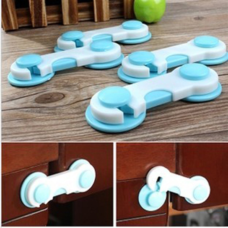 Dudu Bear Children&#039;s Safety Multifunctional Baby Safety Lock Anti-Clamp Hand Chest of Drawer Door Split Children&#039;s Safety Lock
