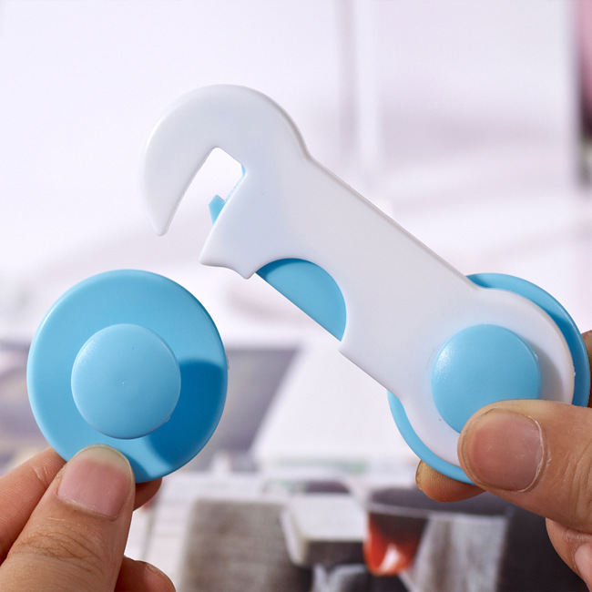 Dudu Bear Children's Safety Multifunctional Baby Safety Lock Anti-Clamp Hand Chest of Drawer Door Split Children's Safety Lock