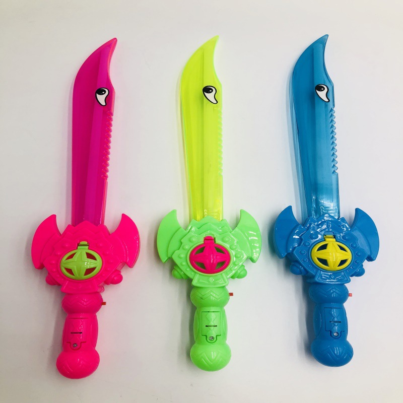New Luminous Electronic Knife Luminous Sword LED Flash Knife Small Colorful Sword Children&#039;s Toy Stall Hot Sale