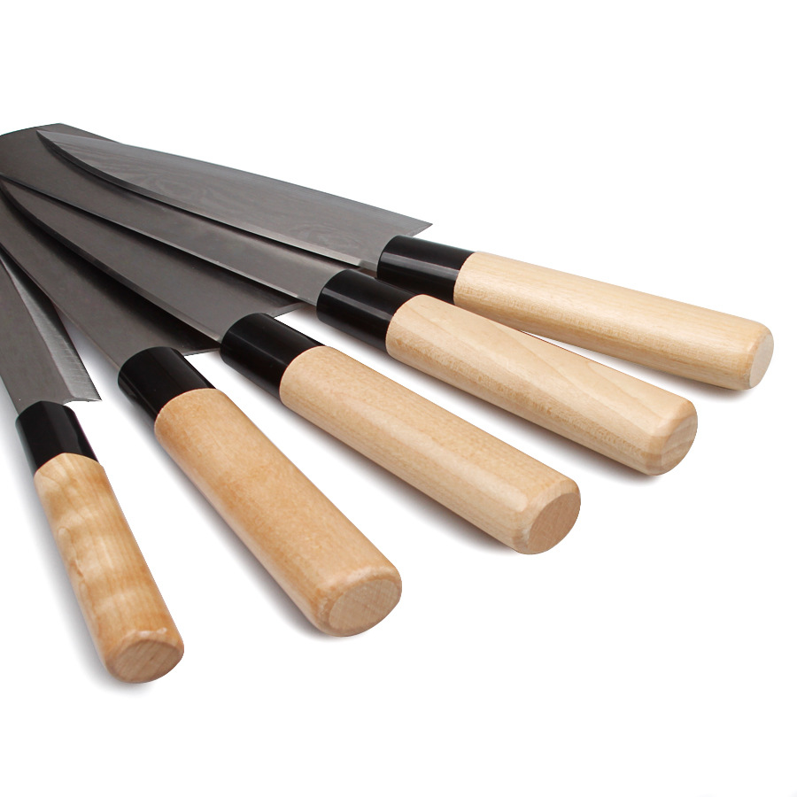 Japanese Chef Knife Kitchen Knife FourPiece Set Salmon Raw Knife Willow Blade Sashimi Knife Sushi Knife Whole