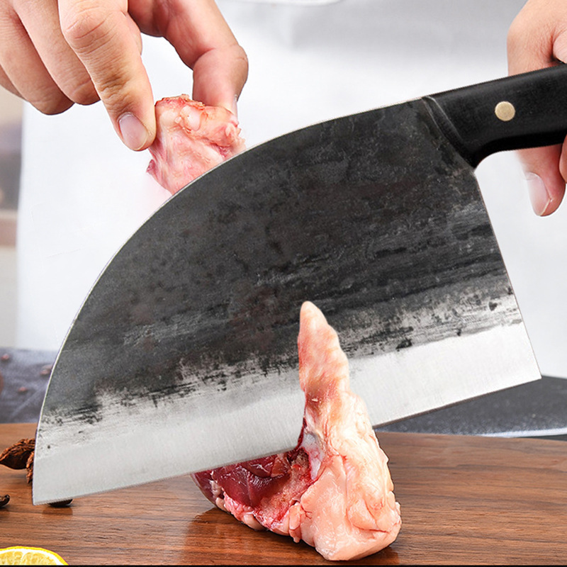Hand-Forged Kitchen Knife Stainless Steel Kitchen Knives Sharp Butcher Butchers&#039; Knife Chef Cut Bone Cleaver
