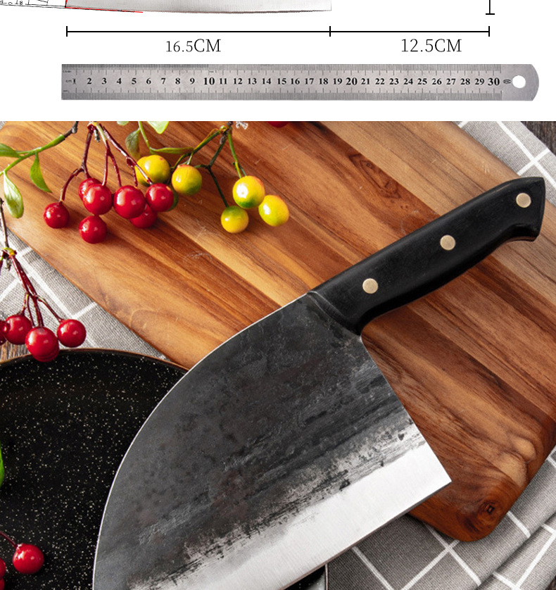 Hand-Forged Kitchen Knife Stainless Steel Kitchen Knives Sharp Butcher Butchers' Knife Chef Cut Bone Cleaver Hand-Forged Kitchen Knife Stainless Steel Kitchen Knives Sharp Butcher Butchers' Knife Chef Cut Bone Cleaver