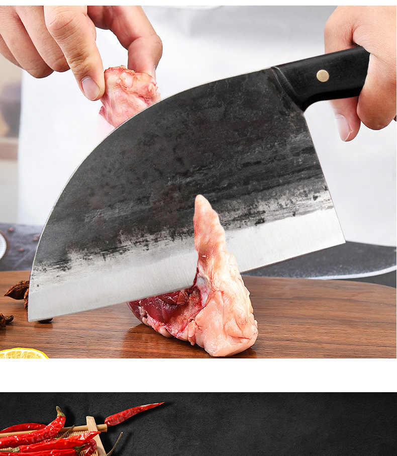 Hand-Forged Kitchen Knife Stainless Steel Kitchen Knives Sharp Butcher Butchers' Knife Chef Cut Bone Cleaver Hand-Forged Kitchen Knife Stainless Steel Kitchen Knives Sharp Butcher Butchers' Knife Chef Cut Bone Cleaver