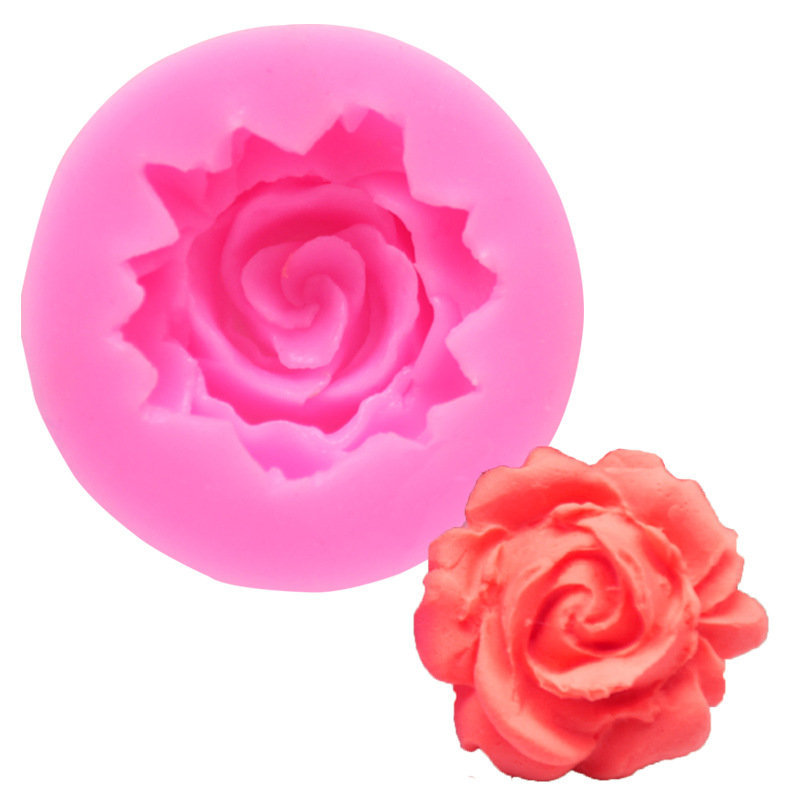 1 small rose silicone mold rose flower cake mold turning sugar chocolate cake mold 1 small rose silicone mold rose flower cake mold turning sugar chocolate cake mold