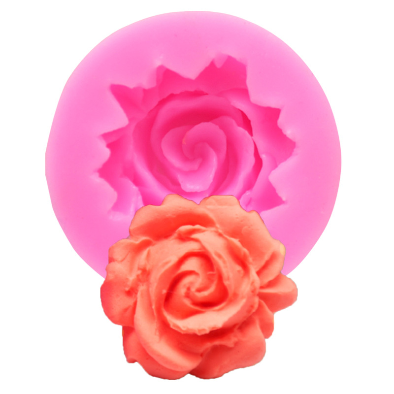 1 small rose silicone mold rose flower cake mold turning sugar chocolate cake mold 1 small rose silicone mold rose flower cake mold turning sugar chocolate cake mold