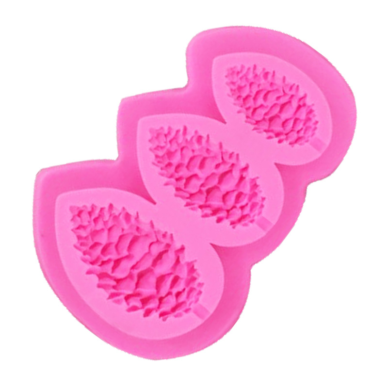 Even pinecone silicone molasses mold Christmas cake mold chocolate cake DIY baking mold