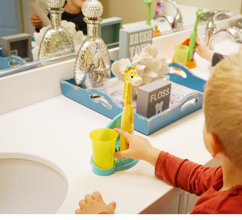 Pre American Brusheez Children Electric Toothbrush Kit Get Brush Replacement Head Water Cup Hourglass Pre American Brusheez Children Electric Toothbrush Kit Get Brush Replacement Head Water Cup Hourglass