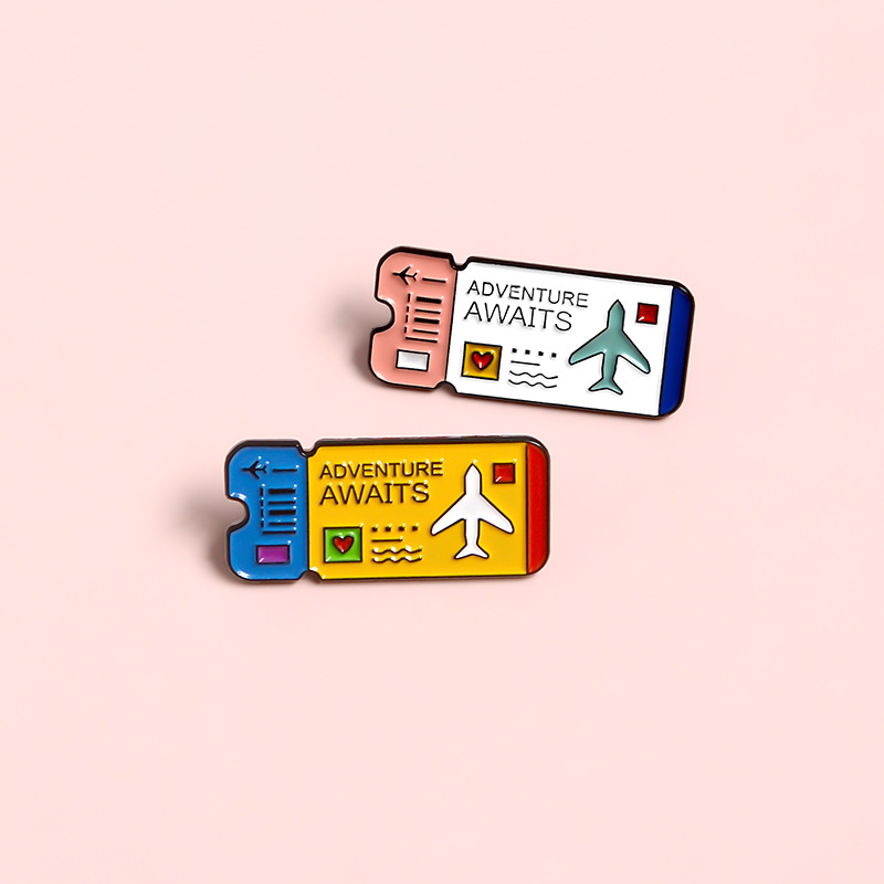 Oil Baking Varnish Alloy Brooch Heart Cup Explore Outdoor Adventure Ticket Hourglass Pin Brooch Oil Baking Varnish Alloy Brooch Heart Cup Explore Outdoor Adventure Ticket Hourglass Pin Brooch