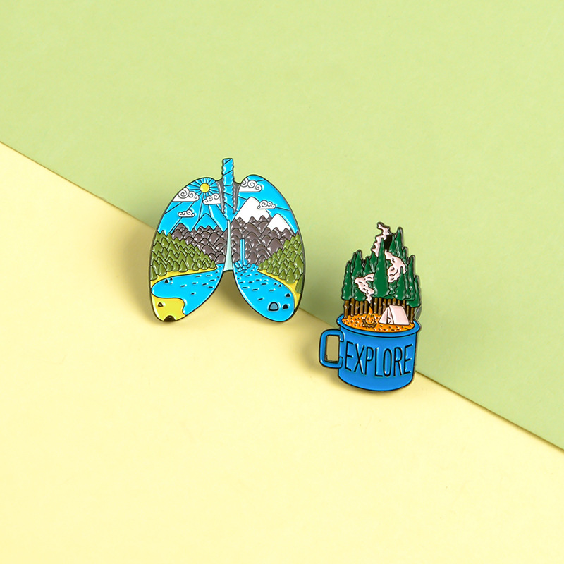 Oil Baking Varnish Alloy Brooch Heart Cup Explore Outdoor Adventure Ticket Hourglass Pin Brooch Oil Baking Varnish Alloy Brooch Heart Cup Explore Outdoor Adventure Ticket Hourglass Pin Brooch