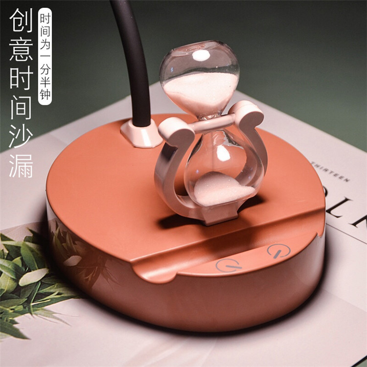 2020 New Touch Control Hourglass Led Desk Lamp USB Charging Small Night Lamp Dimmable Warm Yellow Warm White Light
