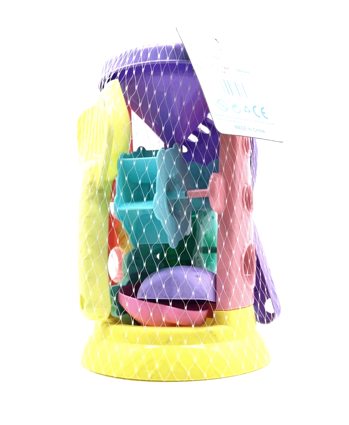 Net bag puzzle plastic hourglass beach summer toys Net bag puzzle plastic hourglass beach summer toys