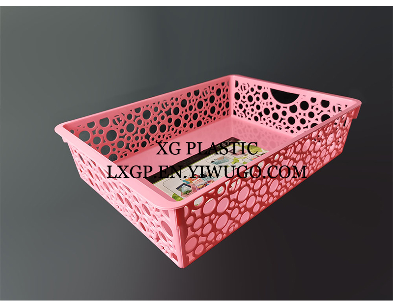 office desk storage basket cosmetic make up receive organizer bin plastic rectangle baskets round dot hollow design box office desk storage basket cosmetic make up receive organizer bin plastic rectangle baskets round dot hollow design box