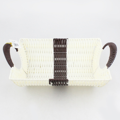 Shiyuan shop supply of creative home storage blue fruit basket handle baskets handle square basket