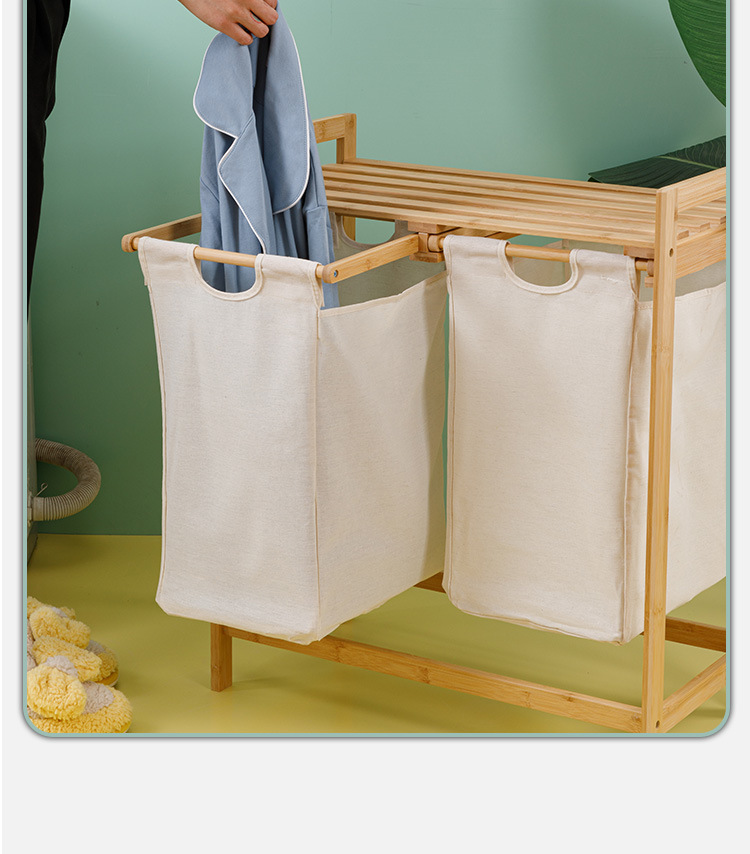 Factory Direct Supply Bamboo Laundry Storage Baskets Basketball Hoop Household Foldable Hotel Bathroom Multi-Functional Storage Rack Factory Direct Supply Bamboo Laundry Storage Baskets Basketball Hoop Household Foldable Hotel Bathroom Multi-Functional Storage Rack