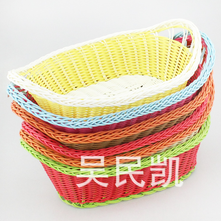 Ten yuan shop delivery creative home storage blue fruit basket home baskets SF23103 basket Ten yuan shop delivery creative home storage blue fruit basket home baskets SF23103 basket