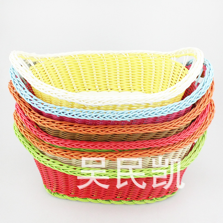 Ten yuan shop delivery creative home storage blue fruit basket home baskets SF23103 basket Ten yuan shop delivery creative home storage blue fruit basket home baskets SF23103 basket