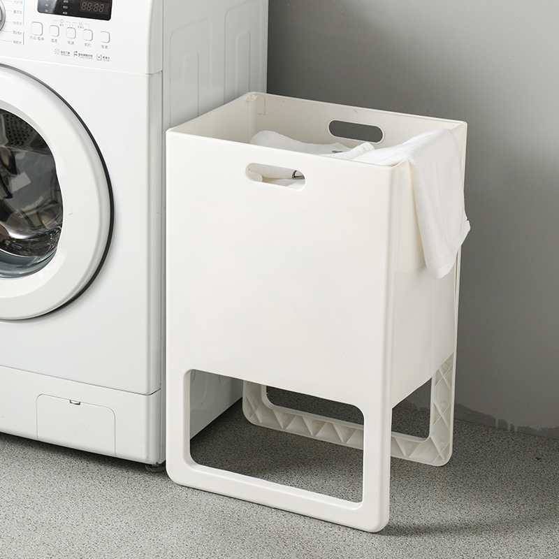 Foldable Dirty Clothes Basket Home Nordic Japanese Style Clothes Basket Storage Large Plastic Laundry Baskets Bathroom Bedroom