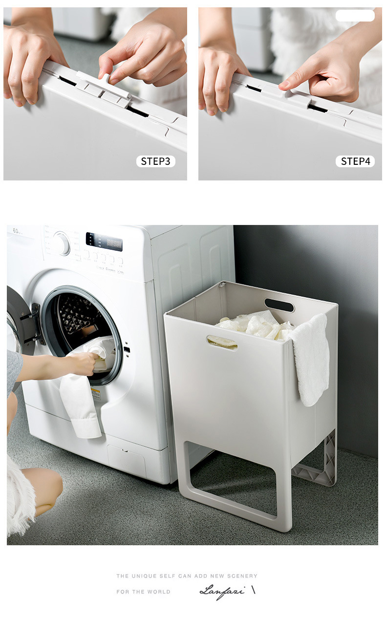 Foldable Dirty Clothes Basket Home Nordic Japanese Style Clothes Basket Storage Large Plastic Laundry Baskets Bathroom Bedroom Foldable Dirty Clothes Basket Home Nordic Japanese Style Clothes Basket Storage Large Plastic Laundry Baskets Bathroom Bedroom