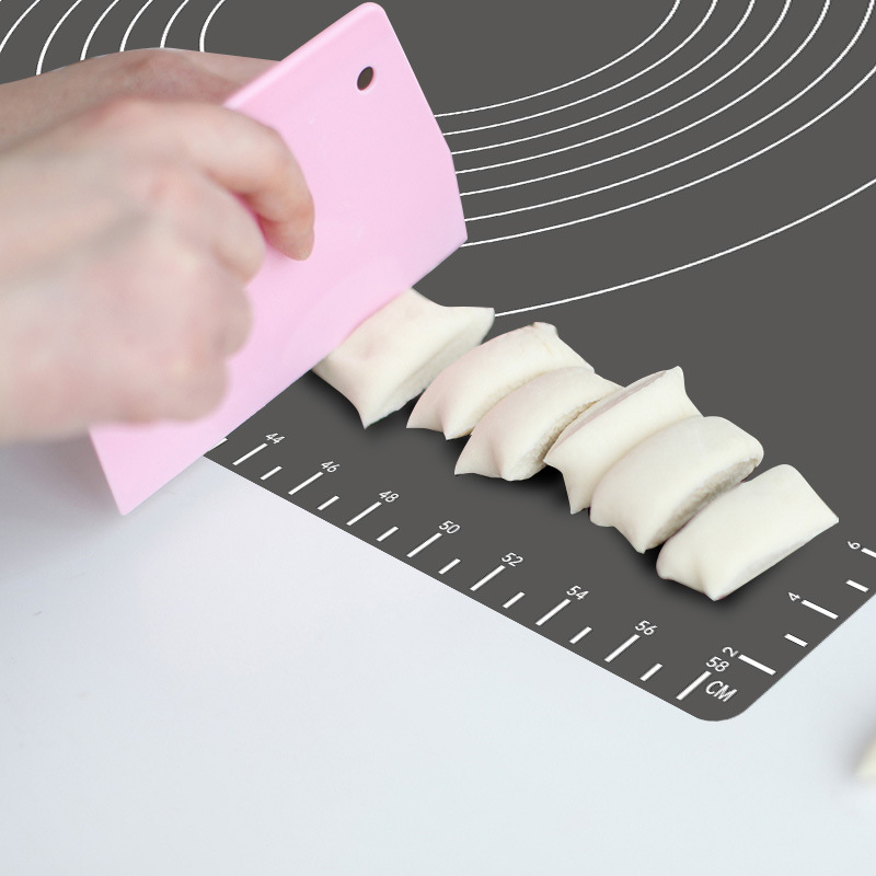 Household Thickened Silicone Dough Kneading Food Grade Silica Gel Pad Dough Rolling Pad Baking Mat Baking Tool Multifunctional Mat