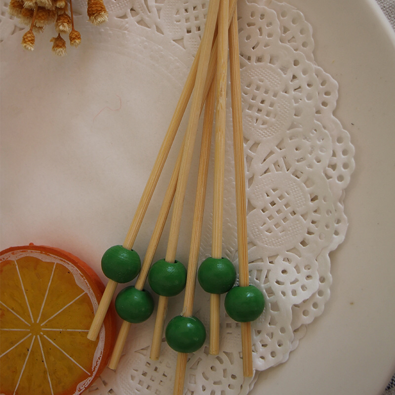 Household Fruit Toothpick Cocktail Bamboo Stick Disposable Bamboo Stick Color Creative Bamboo Stick Reddish Yellow Cake Insert Sub Skewers Stick Household Fruit Toothpick Cocktail Bamboo Stick Disposable Bamboo Stick Color Creative Bamboo Stick Reddish Yellow Cake Insert Sub Skewers Stick