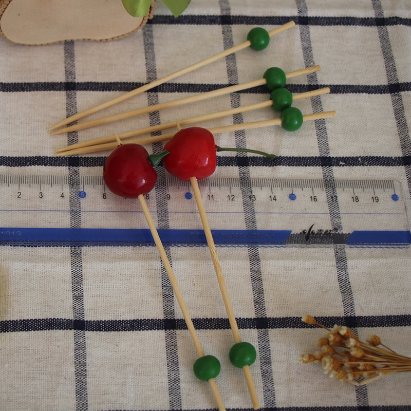 Household Fruit Toothpick Cocktail Bamboo Stick Disposable Bamboo Stick Color Creative Bamboo Stick Reddish Yellow Cake Insert Sub Skewers Stick Household Fruit Toothpick Cocktail Bamboo Stick Disposable Bamboo Stick Color Creative Bamboo Stick Reddish Yellow Cake Insert Sub Skewers Stick