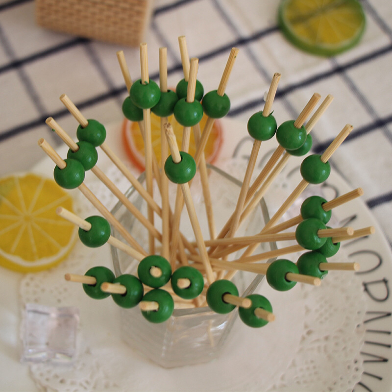 Household Fruit Toothpick Cocktail Bamboo Stick Disposable Bamboo Stick Color Creative Bamboo Stick Reddish Yellow Cake Insert Sub Skewers Stick Household Fruit Toothpick Cocktail Bamboo Stick Disposable Bamboo Stick Color Creative Bamboo Stick Reddish Yellow Cake Insert Sub Skewers Stick