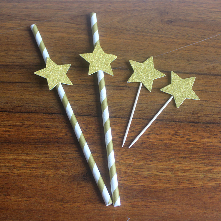 Creative disposable straw toothpick environmental paper straw toothpick set party props banquet decoration card wholesale Creative disposable straw toothpick environmental paper straw toothpick set party props banquet decoration card wholesale