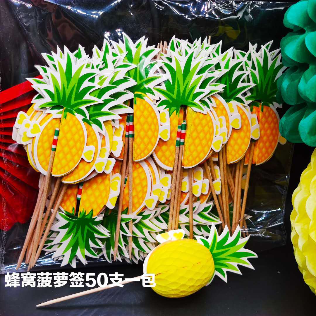 Whole Paper Honeycomb Flamingo Pineapple Fruit Toothpick Cake Decorative Insertion Festival Atmosphere Layout 50 PcsPack Whole Paper Honeycomb Flamingo Pineapple Fruit Toothpick Cake Decorative Insertion Festival Atmosphere Layout 50 PcsPack