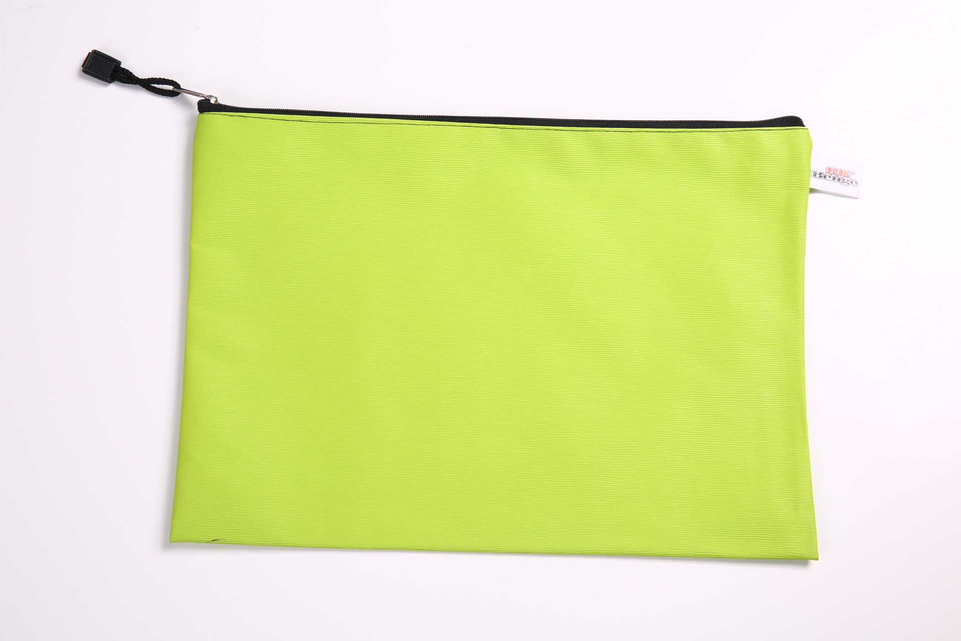 PU toothpick color zipper file bag carrier solid color leather zipper file bag PU toothpick color zipper file bag carrier solid color leather zipper file bag