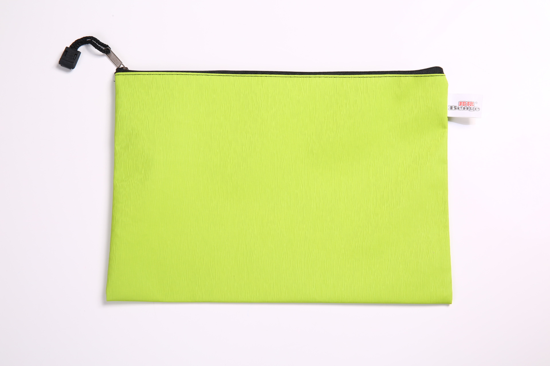 PU toothpick color zipper file bag carrier solid color leather zipper file bag PU toothpick color zipper file bag carrier solid color leather zipper file bag