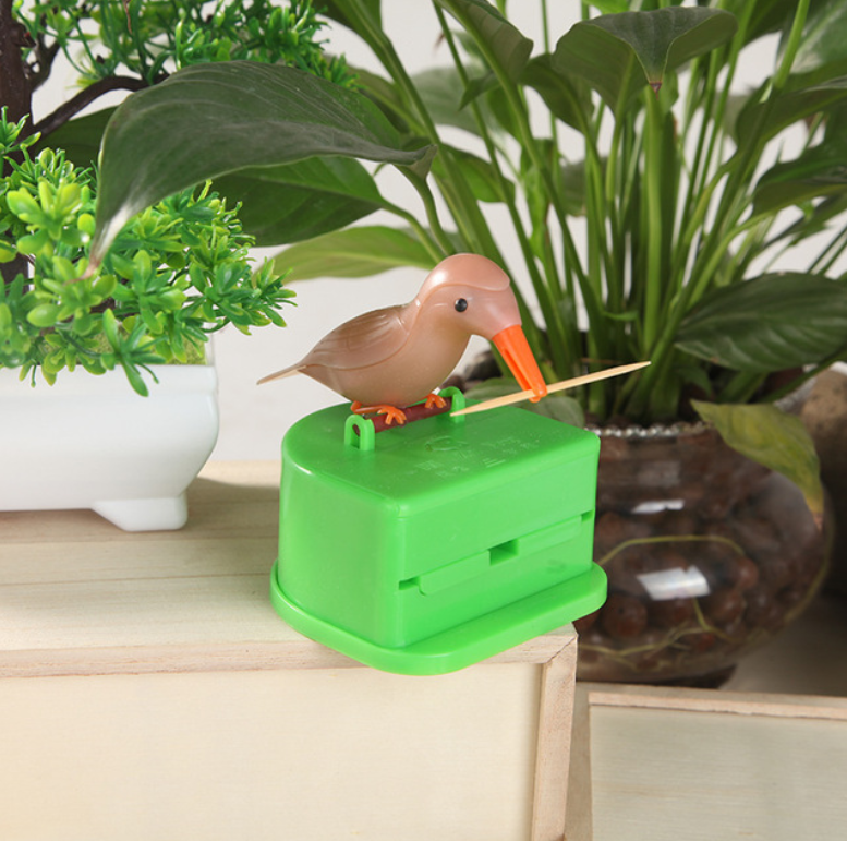 Creative Woodpecker Toothpick Box