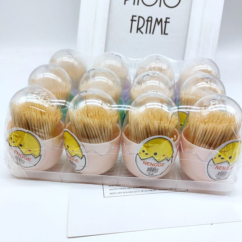 Creative Trash Simple Toothpick Disposable Bamboo Double-Headed Toothpick Wholesale for Hotels and Restaurants Creative Trash Simple Toothpick Disposable Bamboo Double-Headed Toothpick Wholesale for Hotels and Restaurants