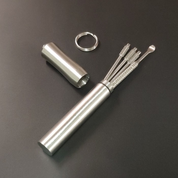 Waterproof Bin Outdoor Mini Toothpick Holder Portable Small Medicine Bottle HighEnd Storage Titanium Alloy Toothpick Box Waterproof Bin Outdoor Mini Toothpick Holder Portable Small Medicine Bottle HighEnd Storage Titanium Alloy Toothpick Box
