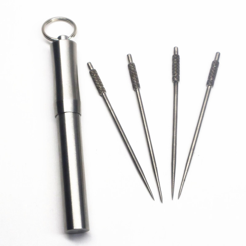 Waterproof Bin Outdoor Mini Toothpick Holder Portable Small Medicine Bottle HighEnd Storage Titanium Alloy Toothpick Box Waterproof Bin Outdoor Mini Toothpick Holder Portable Small Medicine Bottle HighEnd Storage Titanium Alloy Toothpick Box