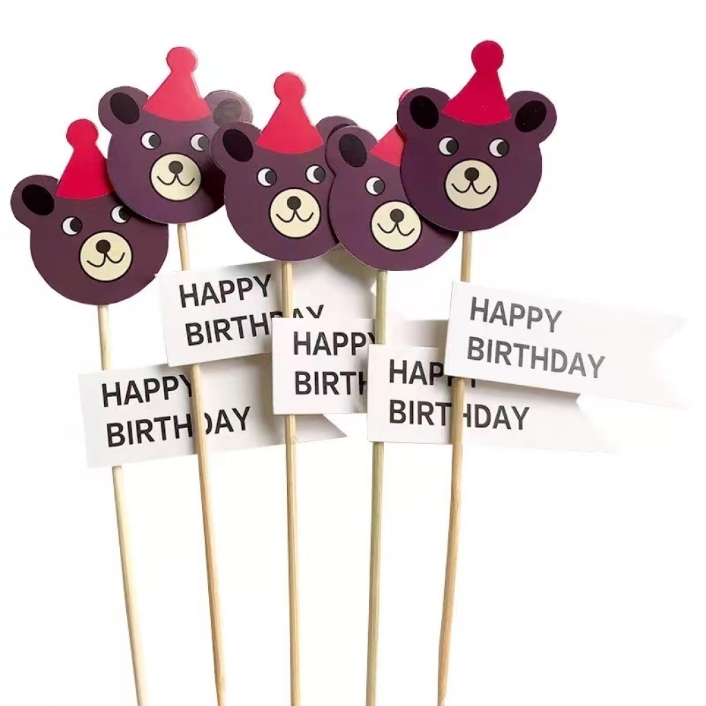 Birthday Cartoon Card Inserts Cake Insert Card Happy Birthday Cartoon Toothpick Inserts Cake Decoration Supplies Birthday Cartoon Card Inserts Cake Insert Card Happy Birthday Cartoon Toothpick Inserts Cake Decoration Supplies
