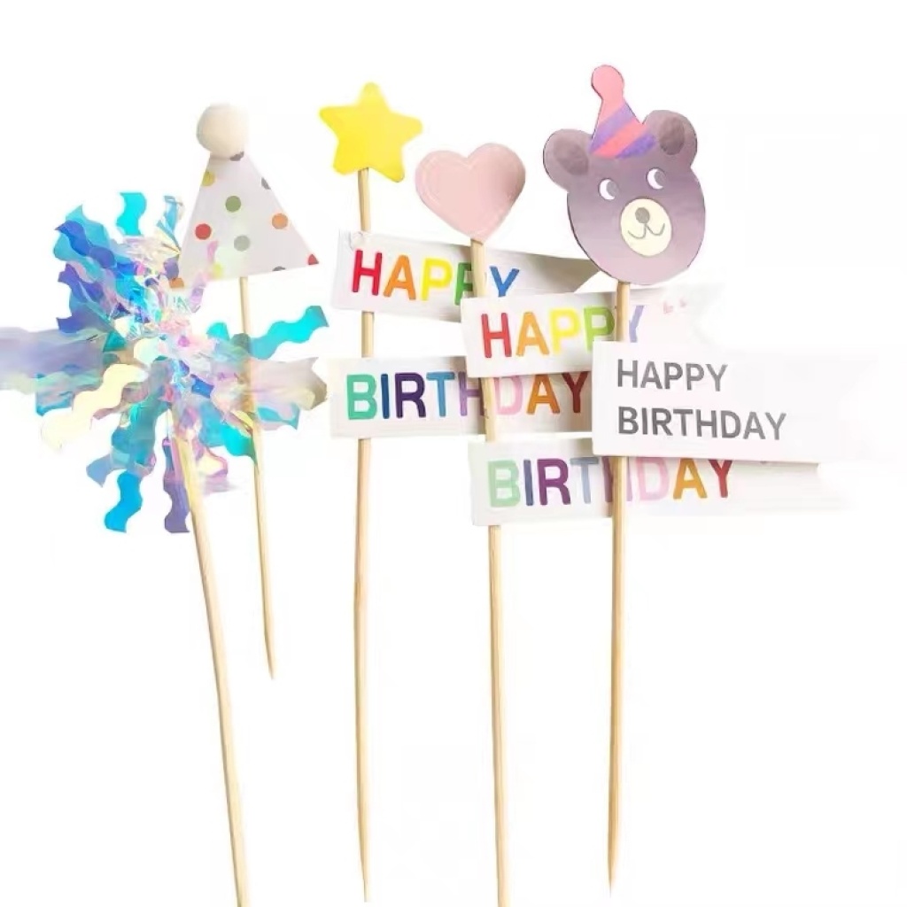 Birthday Cartoon Card Inserts Cake Insert Card Happy Birthday Cartoon Toothpick Inserts Cake Decoration Supplies Birthday Cartoon Card Inserts Cake Insert Card Happy Birthday Cartoon Toothpick Inserts Cake Decoration Supplies