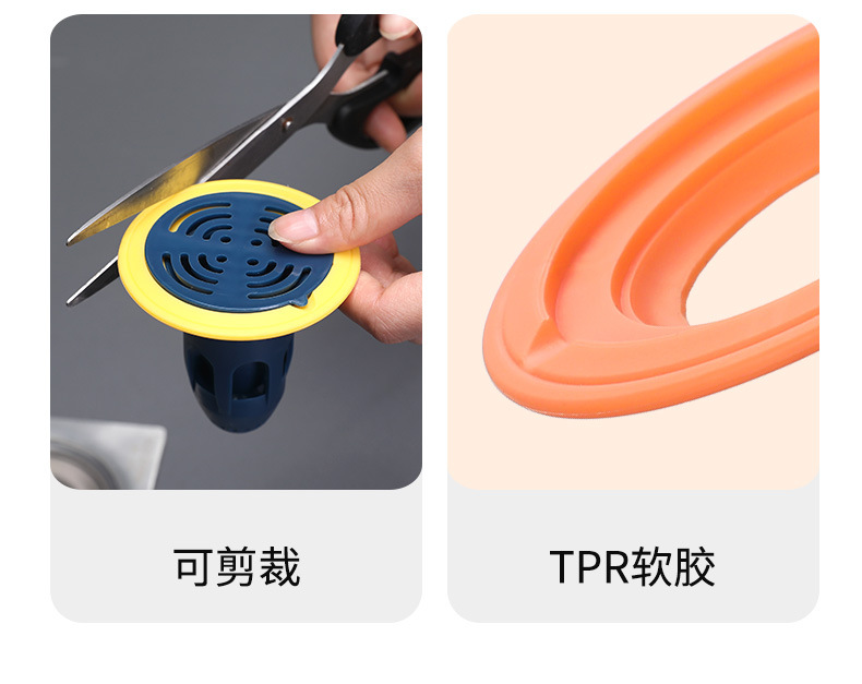 Floor Drain Odor Preventer Sewer Deodorant Cover Closure Anti-Odor Insect-Proof Artifact Toilet Sealing Plug Ground Core