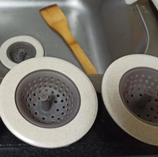 Kitchen Straw Press Floor Drain
